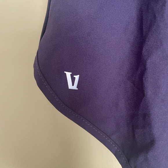 Vuori Dark Blue Women's Athletic Shorts - Picture 6 of 8